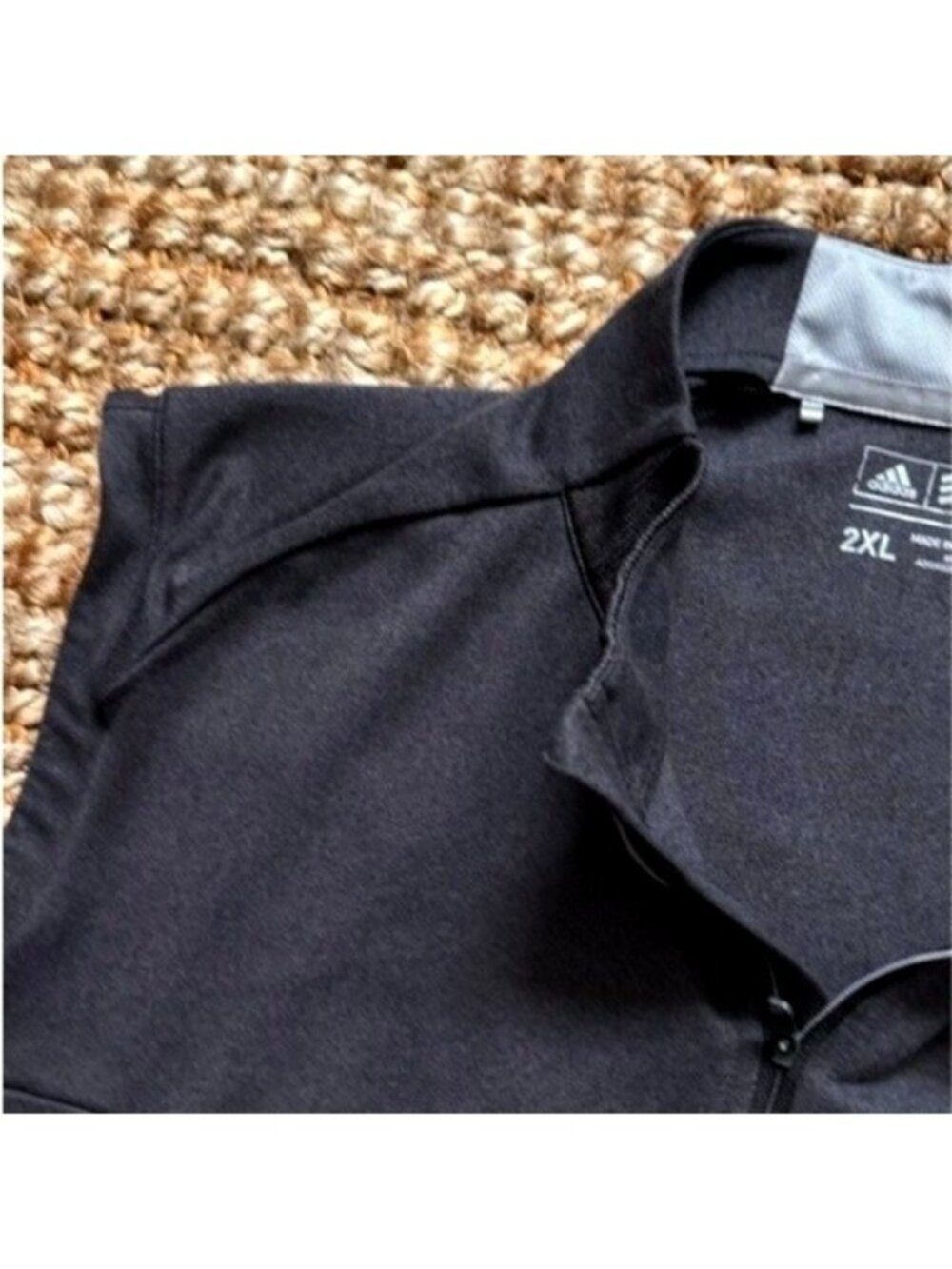 Adidas Golf Quarter Zip Vest Jacket Ultimate365 Classic (2XL) Black XXL Mens